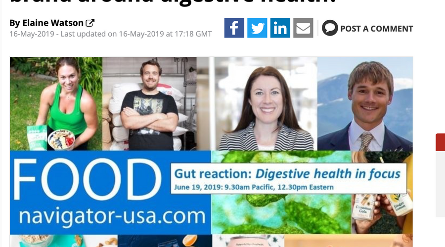 Kara Landau to feature in Digestive Health Webinar on FoodNavigator-USA