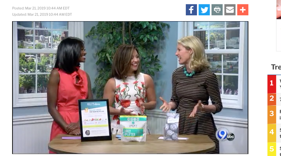 Uplift Food on NY TV as Dietitians Favorite Product