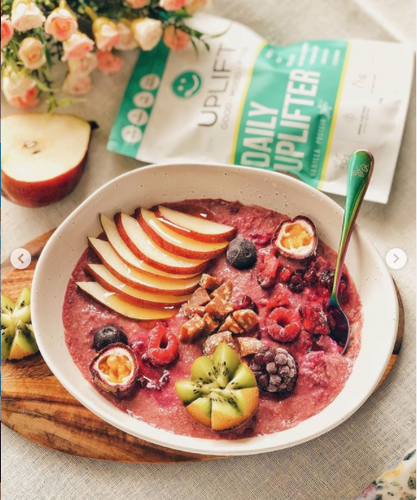 Prebiotic Fiber Super Berry Overnight Porridge