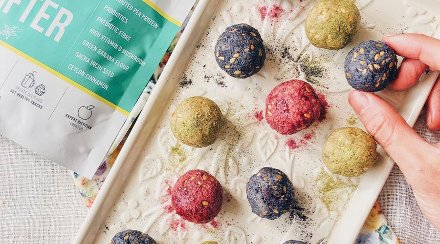 Prebiotic Fiber Three-Color Protein Balls