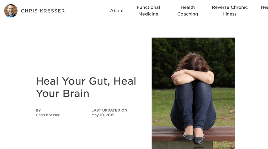 Expert Chris Kresser explains the gut-brain connection