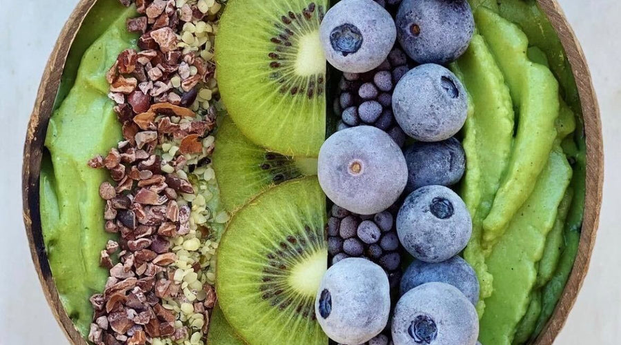 Prebiotic-Fiber Matcha Smoothie Bowl