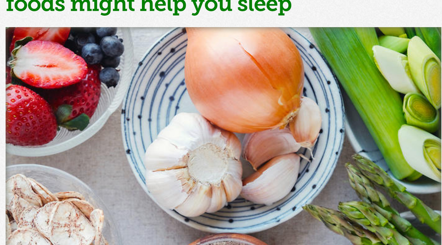 Prebiotics can help you sleep!