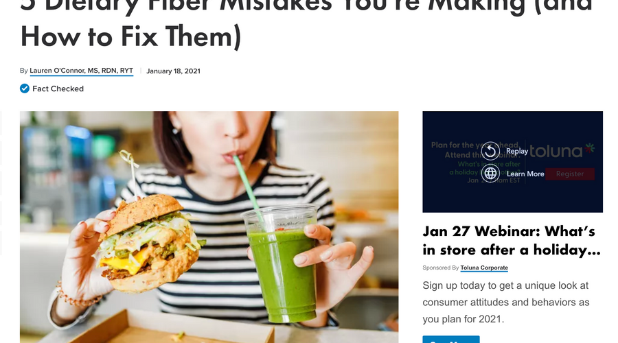 Uplift Food Featured by LiveStrong