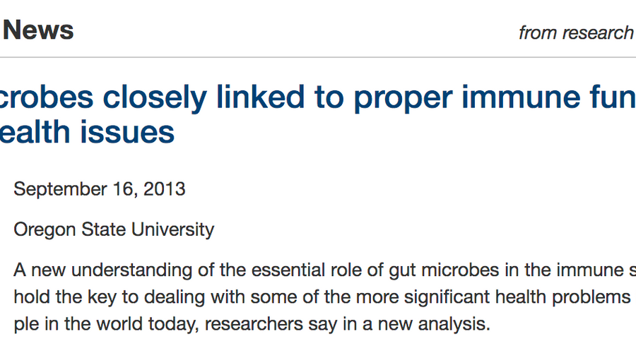 Prebiotics linked to proper immune function!