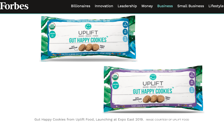 Uplift Food Founder Kara Landau Featured in Forbes