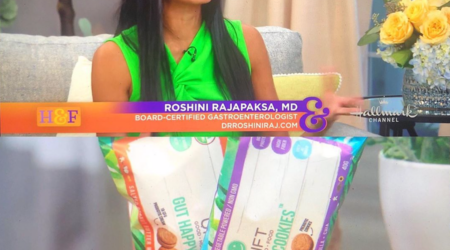 Gastroenterologist Recommends Gut Happy Cookies on TV!