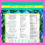 Prebiotic and Probiotic Fiber Powder for Digestive Gut Health Back of Packaging Vanilla Supplement Nutrition Facts. Keto, Plant Based, Mood Supportive, fiber.