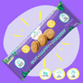 Sunflower Butter Gut Happy Cookies Prebiotic and Probiotic Fiber Supplement Snack for Digestive Health