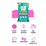 Prebiotic Puffs with Probiotics Supplement Psychobiotic Snack for Gut and Digestive Health