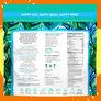 Prebiotic and Probiotic Fiber Powder for Digestive Gut Health Back of Packaging Unflavored Supplement Nutrition Facts. Keto, Plant Based, Mood Supportive, fiber.