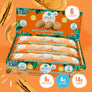 Peanut Butter Gut Happy Cookies Prebiotic and Probiotic Fiber Supplement Snack for Digestive Health